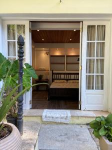 Χώρος καθιστικού στο Casa São Conrado