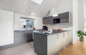 Η κουζίνα ή μικρή κουζίνα στο Cozy Home In Glesborg With Sauna