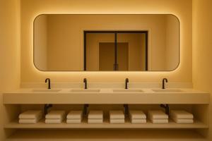 Koupelna v ubytování Soma House