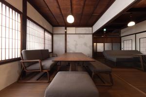 Posezení v ubytování yado nanten