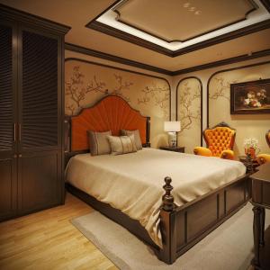 Ένα ή περισσότερα κρεβάτια σε δωμάτιο στο Diamond Hotel Hanoi