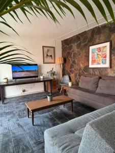 Χώρος καθιστικού στο Hostal Casa Herrera