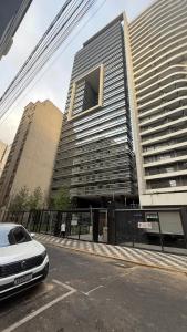 Bygningen som lejlighedshotellet ligger i