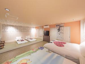 Кровать или кровати в номере Disney Style Hotel "J Hotel" - Vacation STAY 17212v