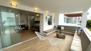 Χώρος καθιστικού στο Casa Playa Azul Verano 2026 Asia