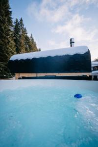 La alberca dentro o cerca de Chata Františkov