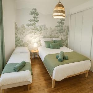 Ένα ή περισσότερα κρεβάτια σε δωμάτιο στο Paris & Disney 20 min