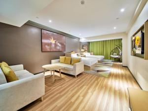 Χώρος καθιστικού στο IU Hotel Baoding Yuhua East Road Passenger Center