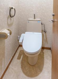 a bathroom with a white toilet in a stall at Hotel KOYO Bekkan - Vacation STAY 37061v in Hashima