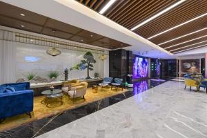 Posezení v ubytování Kaifeng Drum Tower Square, Qingming Riverside Landscape Garden, Manxin Hotel