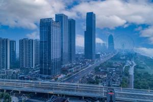 Γενική άποψη της πόλης Ναντσάνγκ ή θέα της πόλης από  αυτό το ξενοδοχείο