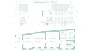 Katharinas Apartmentの見取り図または間取り図