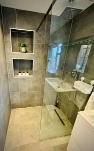 Et badeværelse på Holly Cottage