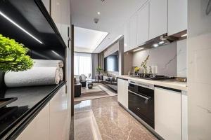 Η κουζίνα ή μικρή κουζίνα στο Ruilan Courtyard