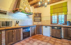 Køkken eller tekøkken på Stunning Home In Arriate With Private Swimming Pool, Can Be Inside Or Outside