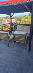 Χώρος καθιστικού στο Gîte Holidays mon repos