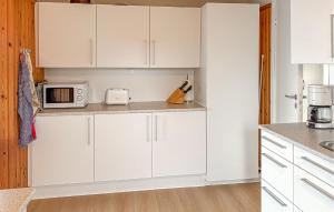 Køkken eller tekøkken på Beautiful Home In Haderslev With Wifi