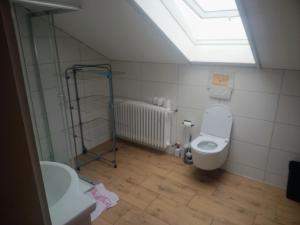 Ванная комната в Monteurzimmer Schmidt