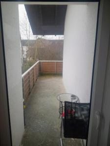 Балкон или терраса в Monteurzimmer Schmidt