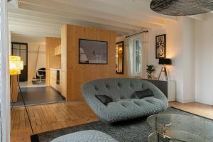 Posezení v ubytování Villa Bel Air - Maison avec jardin, vue sur la Loire