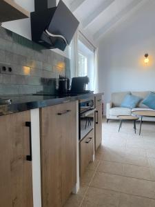 Kuchyň nebo kuchyňský kout v ubytování Casita Tierra De Suerte