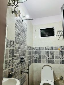 Koupelna v ubytování Hotel Anandam Residency