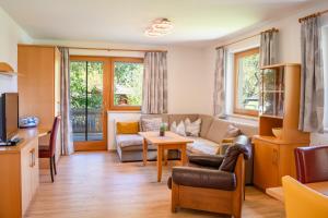 Χώρος καθιστικού στο Gästehaus Wurm