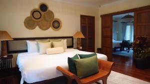 Ένα ή περισσότερα κρεβάτια σε δωμάτιο στο 普吉高端康养泳池别墅