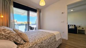 Postel nebo postele na pokoji v ubytování Apto Mar y Montaña Confort y playa a solo 200 m