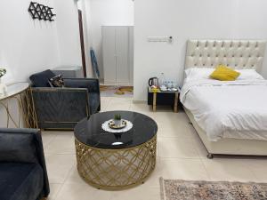 Ένα ή περισσότερα κρεβάτια σε δωμάτιο στο Mira