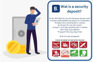 Ein Mann steht vor einem Handy mit einem Rekrutierungsplakat. in der Unterkunft Hotel 171 in Rotterdam