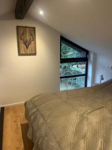 Giường trong phòng chung tại Eifellust