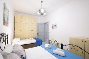 Ένα ή περισσότερα κρεβάτια σε δωμάτιο στο Villa Duna Moresca – Porto Cesareo