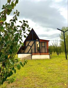 O grădină în afara Zholovani Cottages