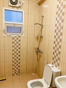 Koupelna v ubytování Alsadek Guest House