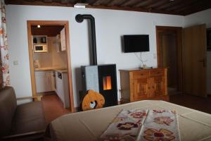 Μια τηλεόραση ή/και κέντρο ψυχαγωγίας στο Langhans Hütte 2