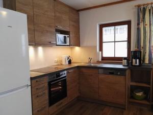 Η κουζίνα ή μικρή κουζίνα στο Schönberghütte am Feuerkogel