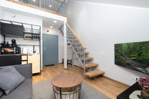 Kuchyň nebo kuchyňský kout v ubytování Kalma 7 Apartments