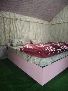 Ένα ή περισσότερα κρεβάτια σε δωμάτιο στο Himjoy resort gurnwar +21 φωτογραφίες