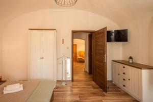 Postel nebo postele na pokoji v ubytování Apartmán u Rádich