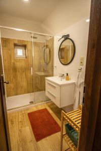 Koupelna v ubytování Apartmán u Rádich + 16 fotografií