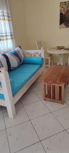 Ένα ή περισσότερα κρεβάτια σε δωμάτιο στο Orange apartments