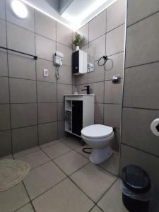 Koupelna v ubytování Monoambiente Eldorado 1