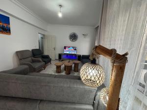 Χώρος καθιστικού στο Alanya appartement