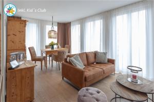 Χώρος καθιστικού στο Suite Hotel Binz Familienhotel Rügen