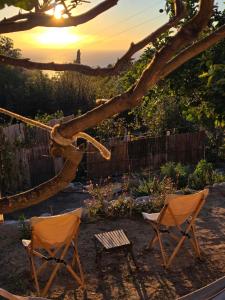En have udenfor House With Pergola And Stunning Sunset On Elba