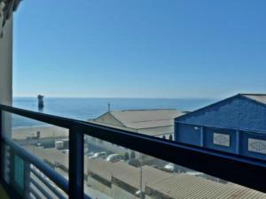 a view of the ocean from a balcony at Apartamento 330 in Marbella