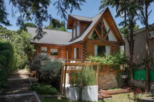 Κήπος έξω από το Cabañas del Athuel