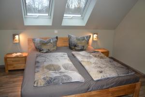 Ένα ή περισσότερα κρεβάτια σε δωμάτιο στο Lena