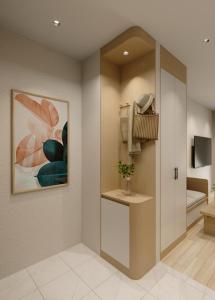 Et tv og/eller underholdning på La Cheminee Boutique Apartment